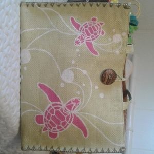 Large handpainted straw bag